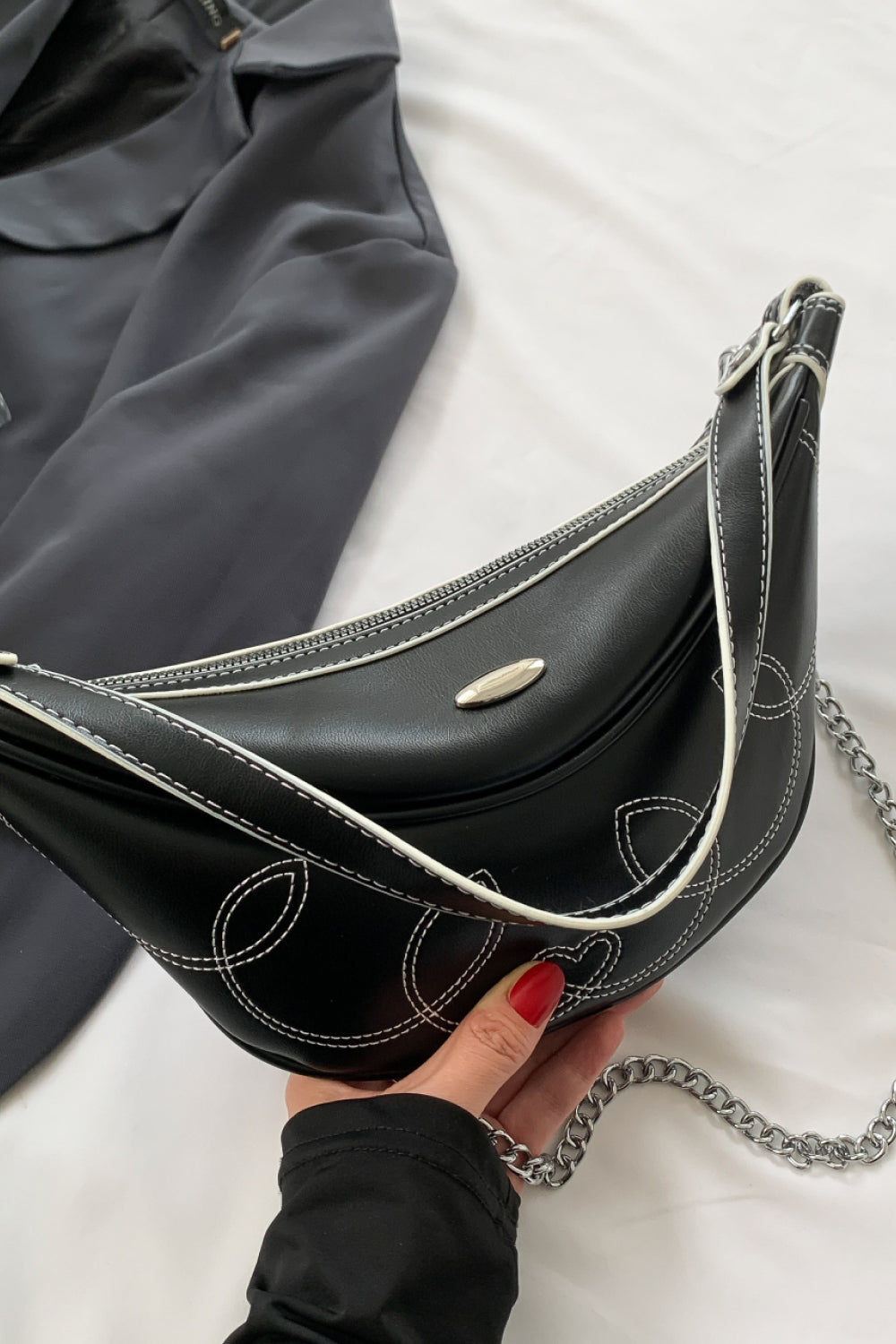 PU Leather Shoulder Bag