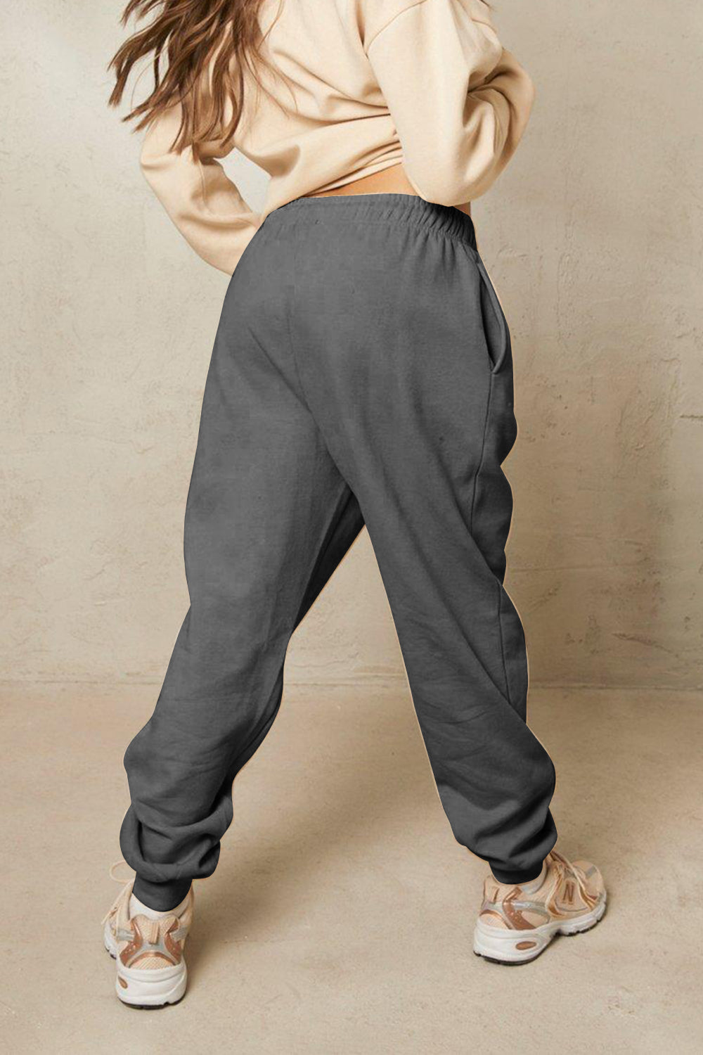 Simply Love Simply Love Full Size Drawstring Heart Graphic Long Sweatpants